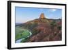 The Belle Fourche River Run Below Devils Tower National Monument, Wyoming, Usa-Chuck Haney-Framed Photographic Print