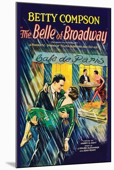 The Belle of Broadway-null-Mounted Art Print