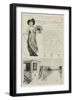 The Belle of the Town-Cecil Aldin-Framed Giclee Print