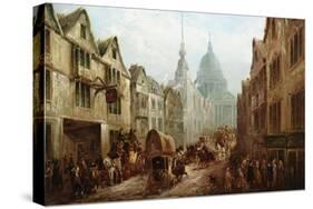 The Belle Savage Inn, Ludgate Hill, London-John Charles Maggs-Stretched Canvas