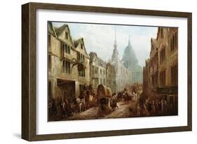 The Belle Savage Inn, Ludgate Hill, London-John Charles Maggs-Framed Giclee Print