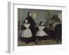 The Bellelli Family, 1858-1867-Edgar Degas-Framed Giclee Print