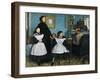 The Bellelli Family, 1858-67-Edgar Degas-Framed Giclee Print