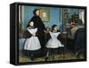 The Bellelli Family, 1858-67-Edgar Degas-Framed Stretched Canvas