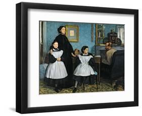 The Bellelli Family, 1858-67-Edgar Degas-Framed Giclee Print