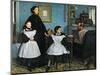 The Bellelli Family, 1858-67-Edgar Degas-Mounted Giclee Print