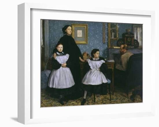 The Bellelli Family, c.1858-Edgar Degas-Framed Giclee Print