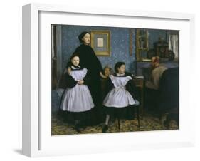 The Bellelli Family, c.1858-Edgar Degas-Framed Giclee Print