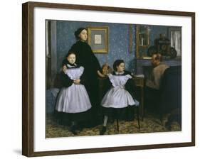 The Bellelli Family, c.1858-Edgar Degas-Framed Giclee Print