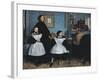 The Bellelli Family (La Famille Bellelli)-Edgar Degas-Framed Art Print