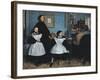 The Bellelli Family (La Famille Bellelli)-Edgar Degas-Framed Art Print