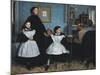 The Bellelli Family (La Famille Bellelli)-Edgar Degas-Mounted Art Print