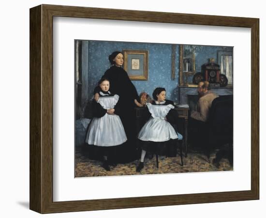 The Bellelli Family (La Famille Bellelli)-Edgar Degas-Framed Art Print