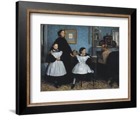 The Bellelli Family (La Famille Bellelli)-Edgar Degas-Framed Art Print