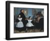 The Bellelli Family (La Famille Bellelli)-Edgar Degas-Framed Art Print