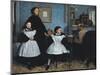 The Bellelli Family (La Famille Bellelli)-Edgar Degas-Mounted Art Print