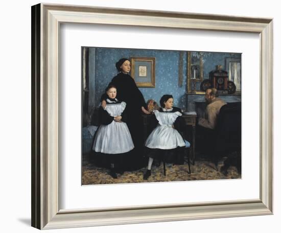 The Bellelli Family (La Famille Bellelli)-Edgar Degas-Framed Art Print