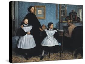 The Bellelli Family (La Famille Bellelli)-Edgar Degas-Stretched Canvas