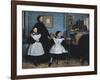 The Bellelli Family (La Famille Bellelli)-Edgar Degas-Framed Art Print