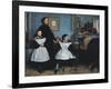 The Bellelli Family (La Famille Bellelli)-Edgar Degas-Framed Art Print