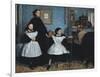 The Bellelli Family (La Famille Bellelli)-Edgar Degas-Framed Art Print