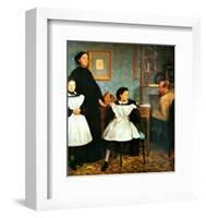 The Bellelli Family-Edgar Degas-Framed Giclee Print