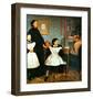 The Bellelli Family-Edgar Degas-Framed Giclee Print