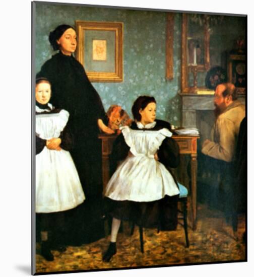 The Bellelli Family-Edgar Degas-Mounted Giclee Print