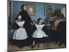 The Bellelli Family-Edgar Degas-Mounted Art Print