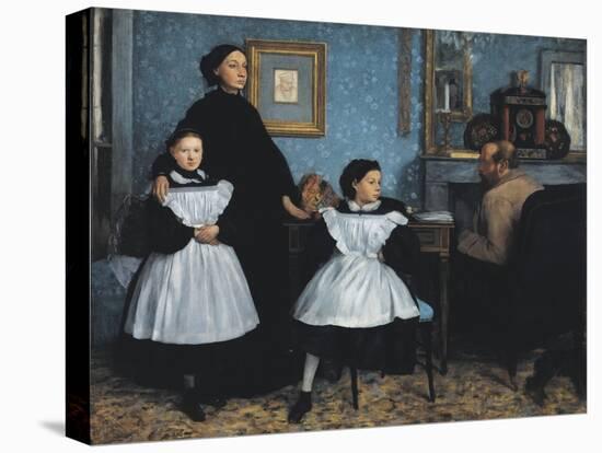 The Bellelli Family-Edgar Degas-Stretched Canvas