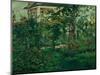 The Bellevue garden, 1880. Manet spent the last summers of his life outside Paris in Bellevue.-Edouard Manet-Mounted Giclee Print