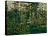 The Bellevue Garden, 1880-Edouard Manet-Stretched Canvas