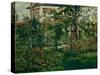 The Bellevue Garden, 1880-Edouard Manet-Stretched Canvas