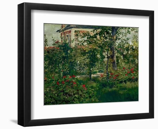 The Bellevue Garden, 1880-Edouard Manet-Framed Giclee Print