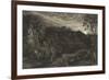 The Bellman, from the Planned Series, "The Shorter Poems of Milton", 1879, Published 1926-Samuel Palmer-Framed Giclee Print