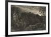 The Bellman, from the Planned Series, "The Shorter Poems of Milton", 1879, Published 1926-Samuel Palmer-Framed Giclee Print