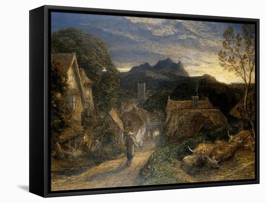 The Bellman-Samuel Palmer-Framed Stretched Canvas