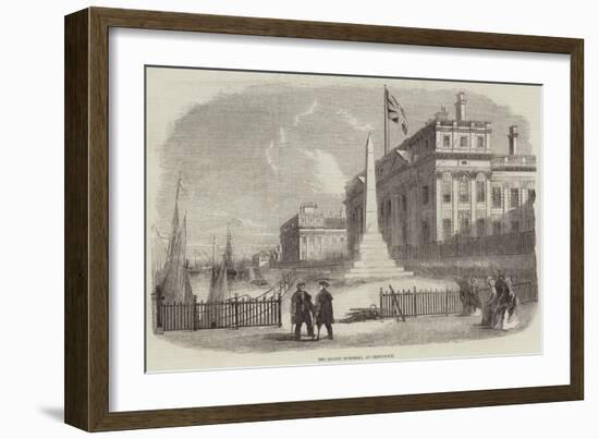 The Bellot Memorial, at Greenwich-null-Framed Giclee Print