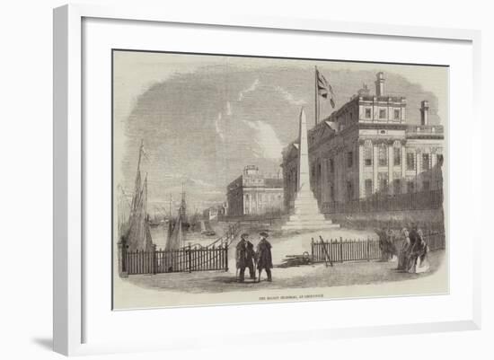 The Bellot Memorial, at Greenwich-null-Framed Giclee Print