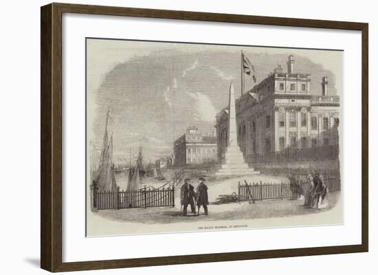 The Bellot Memorial, at Greenwich-null-Framed Giclee Print