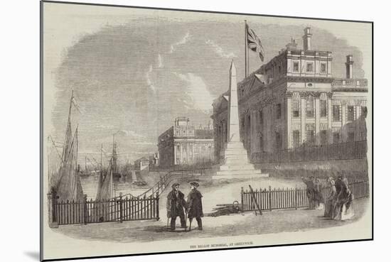 The Bellot Memorial, at Greenwich-null-Mounted Giclee Print