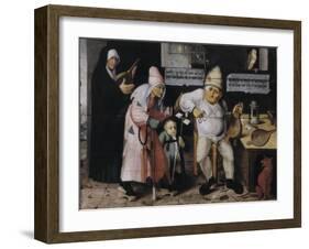 The Bellows Repairer-Hieronymus Van Aeken Bosch-Framed Art Print