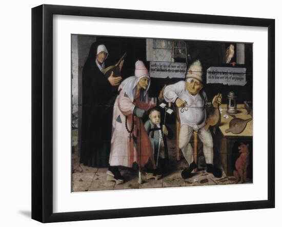 The Bellows Repairer-Hieronymus Van Aeken Bosch-Framed Art Print