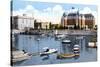 The Belmont Building, Union Club and Empress Hotel, Victoria, British Columbia, Canada, C1900s-null-Stretched Canvas