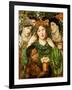 The beloved (1873).-Dante Gabriel Rossetti-Framed Giclee Print