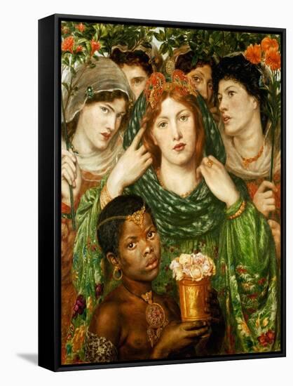The beloved (1873).-Dante Gabriel Rossetti-Framed Stretched Canvas