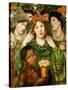 The beloved (1873).-Dante Gabriel Rossetti-Stretched Canvas