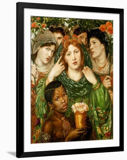 The beloved (1873).-Dante Gabriel Rossetti-Framed Giclee Print