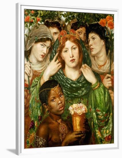 The beloved (1873).-Dante Gabriel Rossetti-Framed Premium Giclee Print