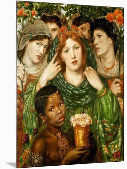 The beloved (1873).-Dante Gabriel Rossetti-Mounted Premium Giclee Print